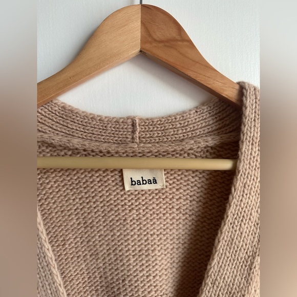 Babaa No.17 Sweater Coat in Rosé - Picture 2 of 6